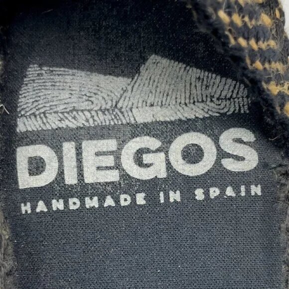 DIEGOS Lola Lace-Up Ribbons Rope Sole & Leather Handcrafted Black Espadrilles 39 - Picture 9 of 12